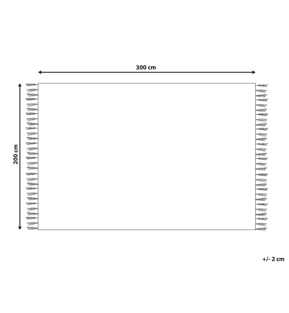 Teppich ESENCIK Beige 200 x 300 cm Jute