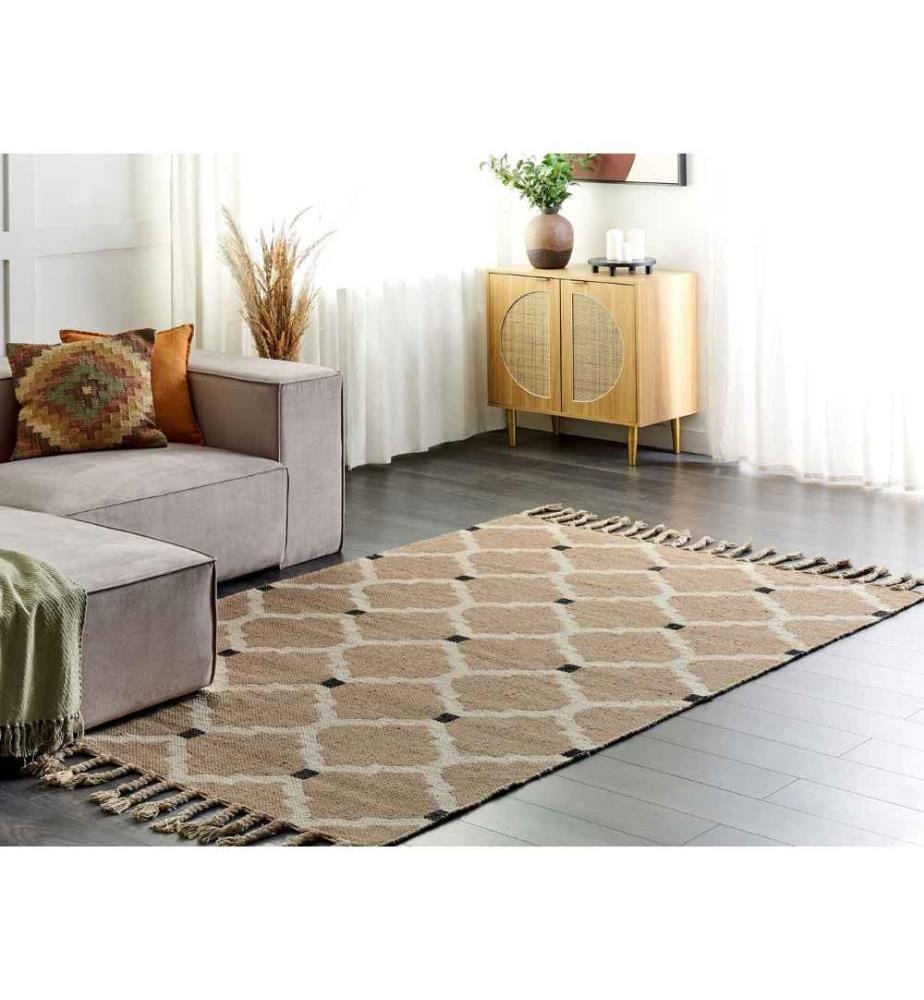 Tapis ORENCIK Beige 160 x 230 cm Jute