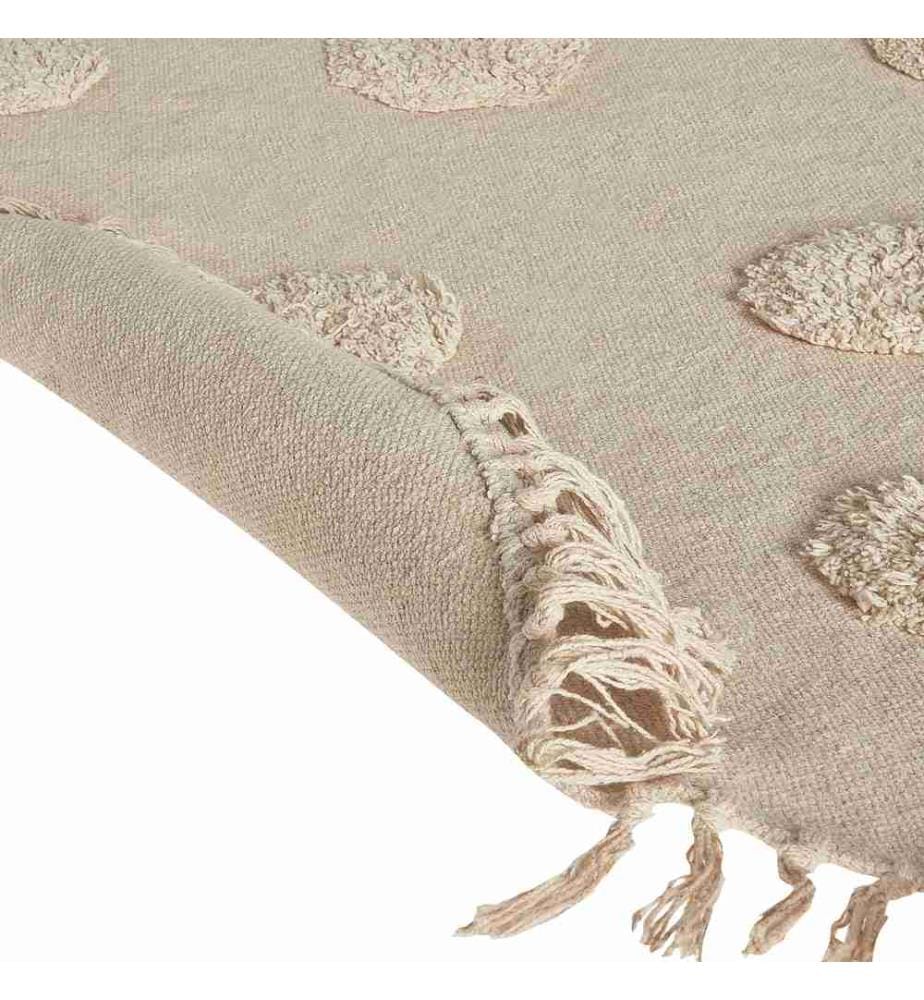 Kinderteppich WAHAR Beige ø 140 cm Baumwolle