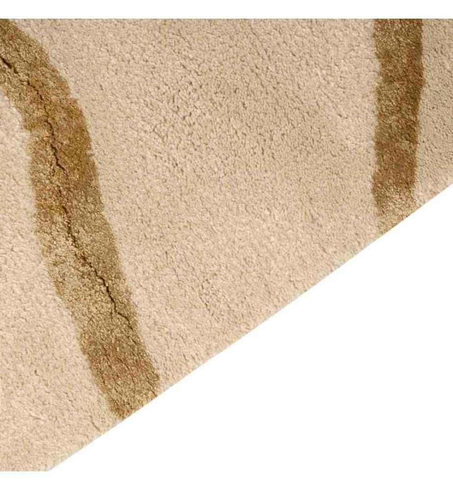 Teppich MAKOLA Beige 160 x 230 cm Viskose