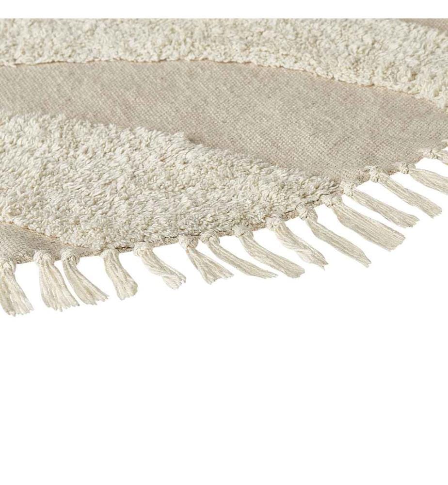 Teppich ARTMAK Beige ø 140 cm Baumwolle