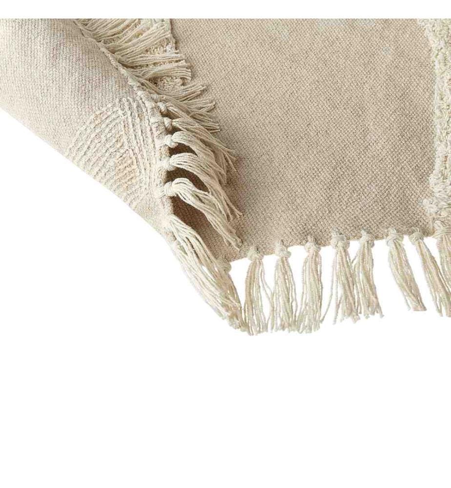 Teppich ARTMAK Beige ø 140 cm Baumwolle