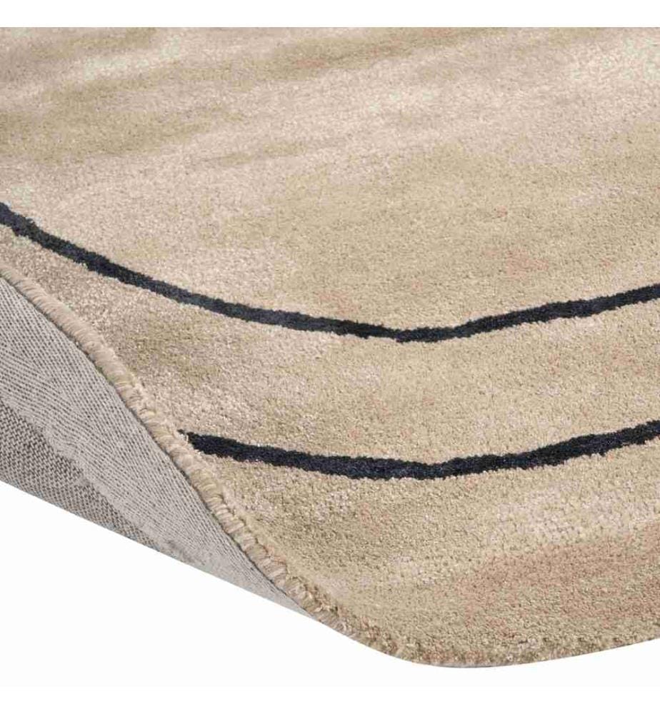 Teppich DIGRI Beige ø 200 cm Viskose