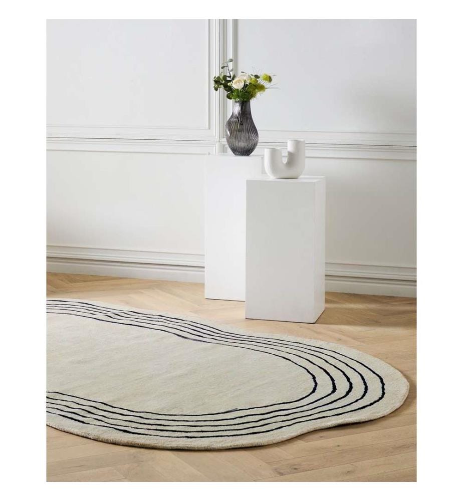 Teppich RAMZAN Beige 200 x 300 cm Viskose