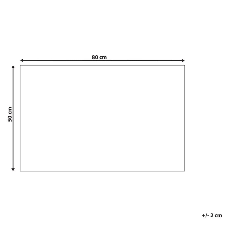 Tapis de bain ESME Beige 50 x 80 cm Coton