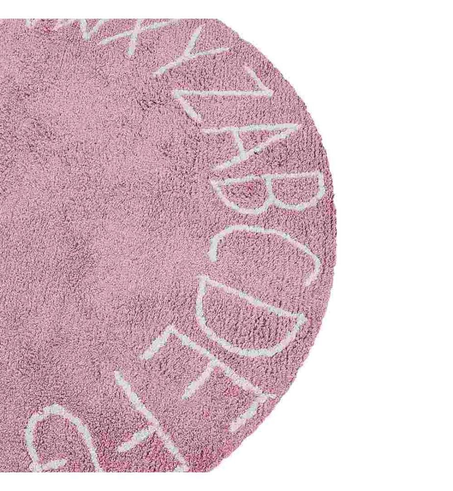 Tapis enfant VURGUN Rose ø 120 cm Coton