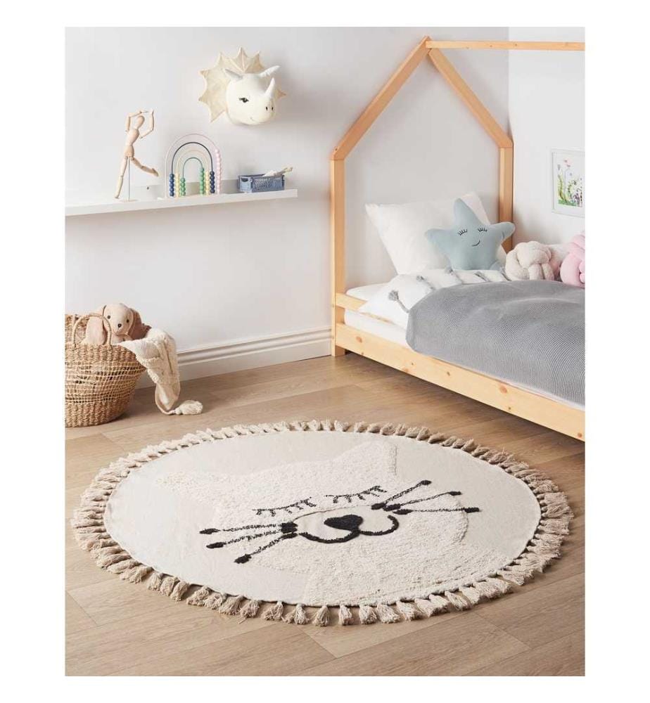 Tapis enfant ETSERI Beige ø 120 cm Coton