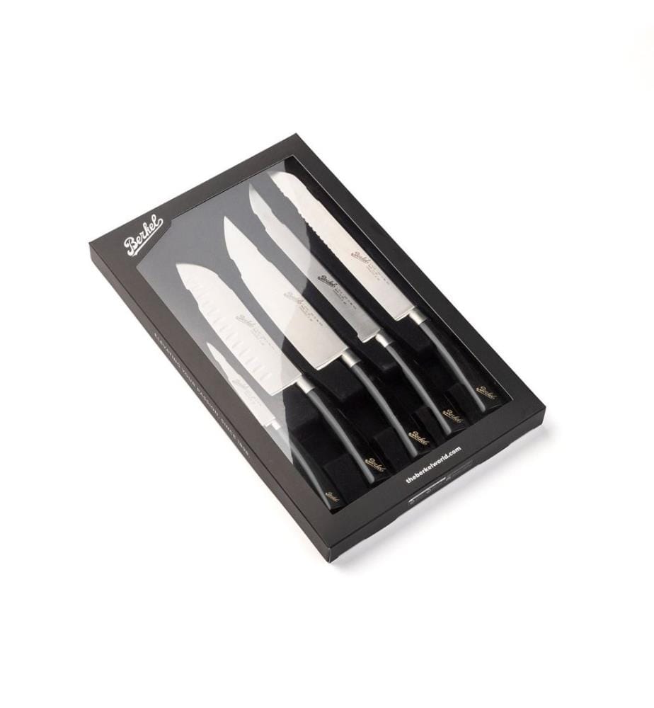 Set mit 5 Kochmessern - Schwarz
