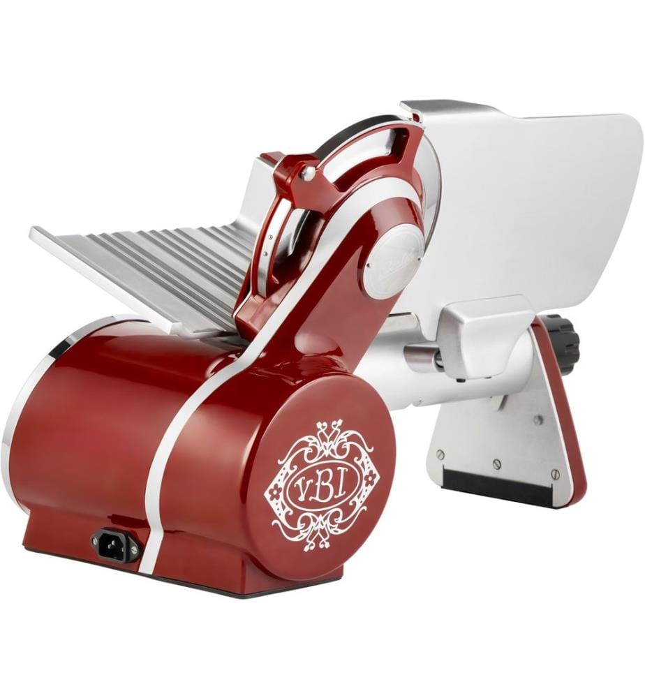 Icon Line 170 Elektrische Aufschnittmaschine mit 17 cm Klinge im modernen Design - Rot