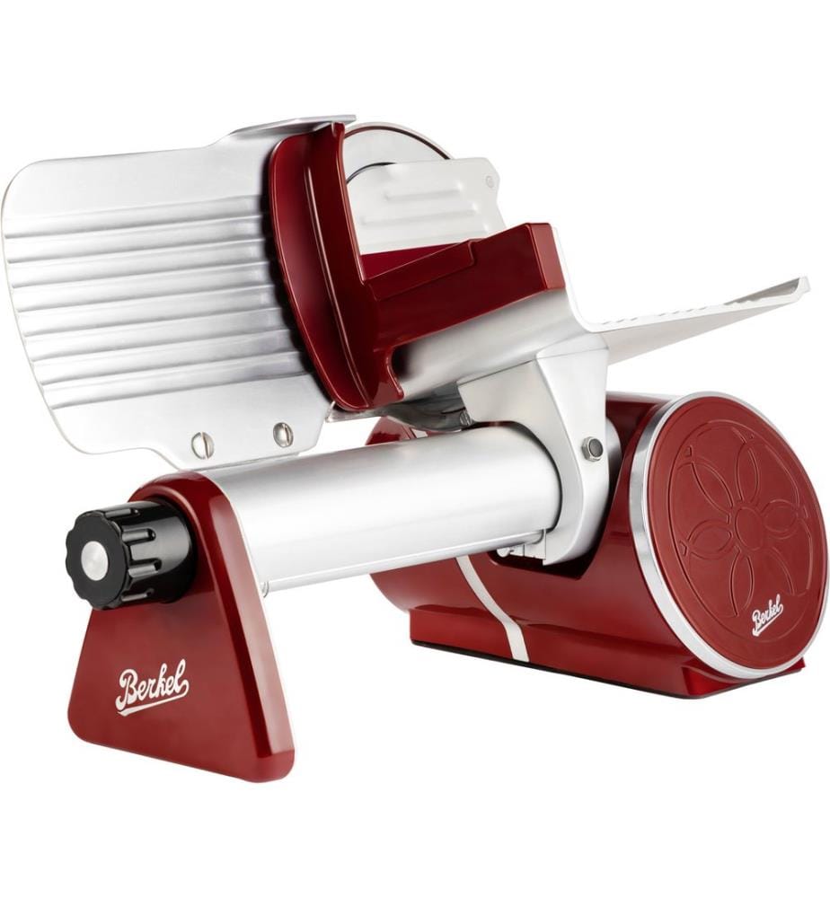 Icon Line 170 Elektrische Aufschnittmaschine mit 17 cm Klinge im modernen Design - Rot