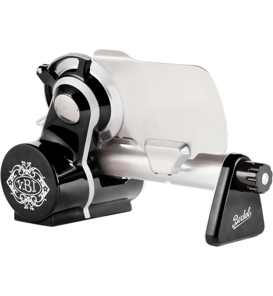 Icon Line 170 Elektrische Aufschnittmaschine mit 17 cm Klinge im modernen Design - Schwarz