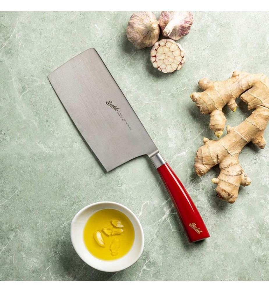Elegance rouge - Couteau de cuisine chinois 21 cm