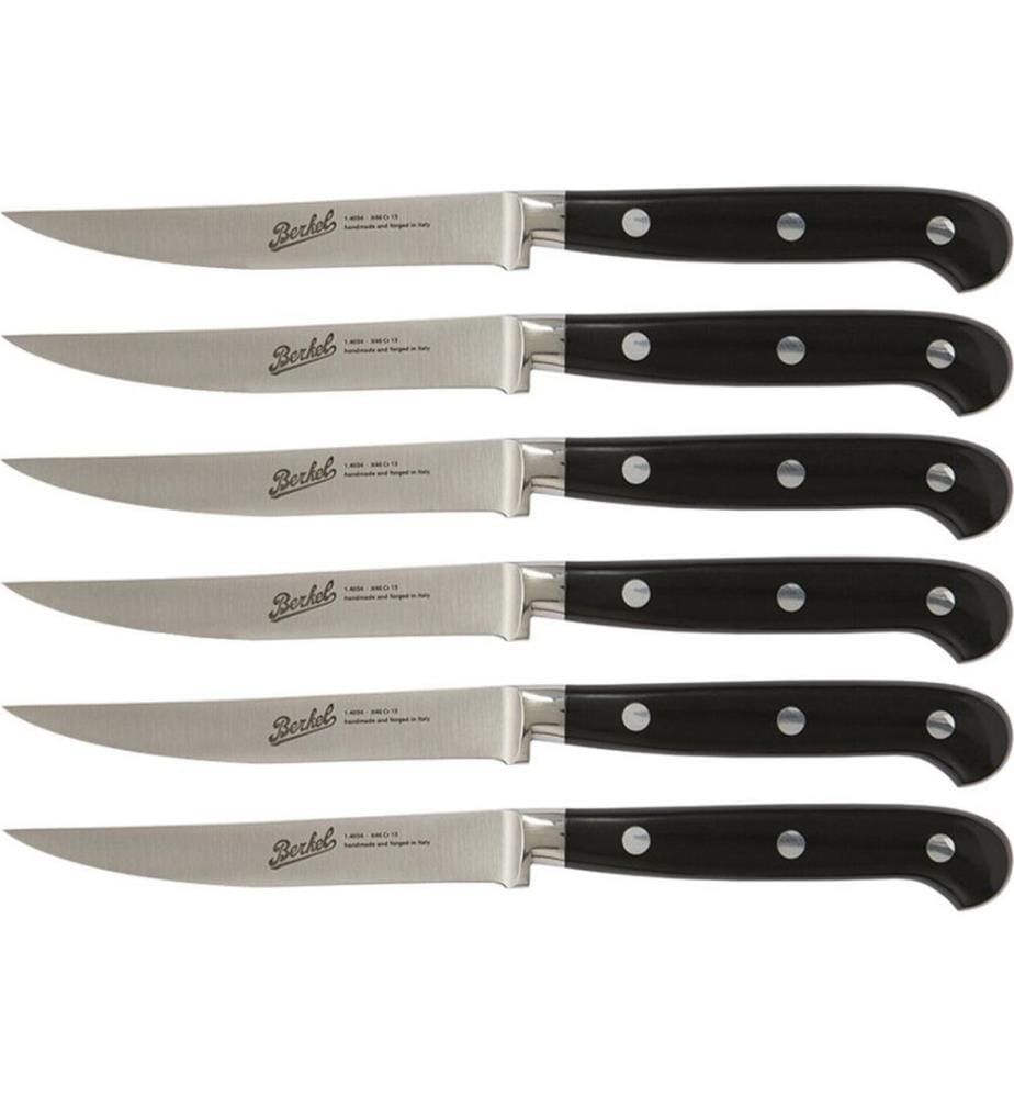 Set di 6 Coltelli da Bistecca - Adhoc Nero Lucido