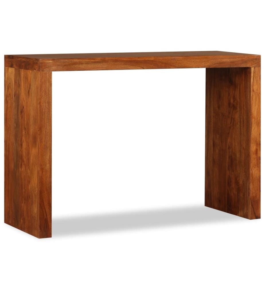 Konsolentisch Massivholz mit Honigfarbener Politur 110x40x76 cm