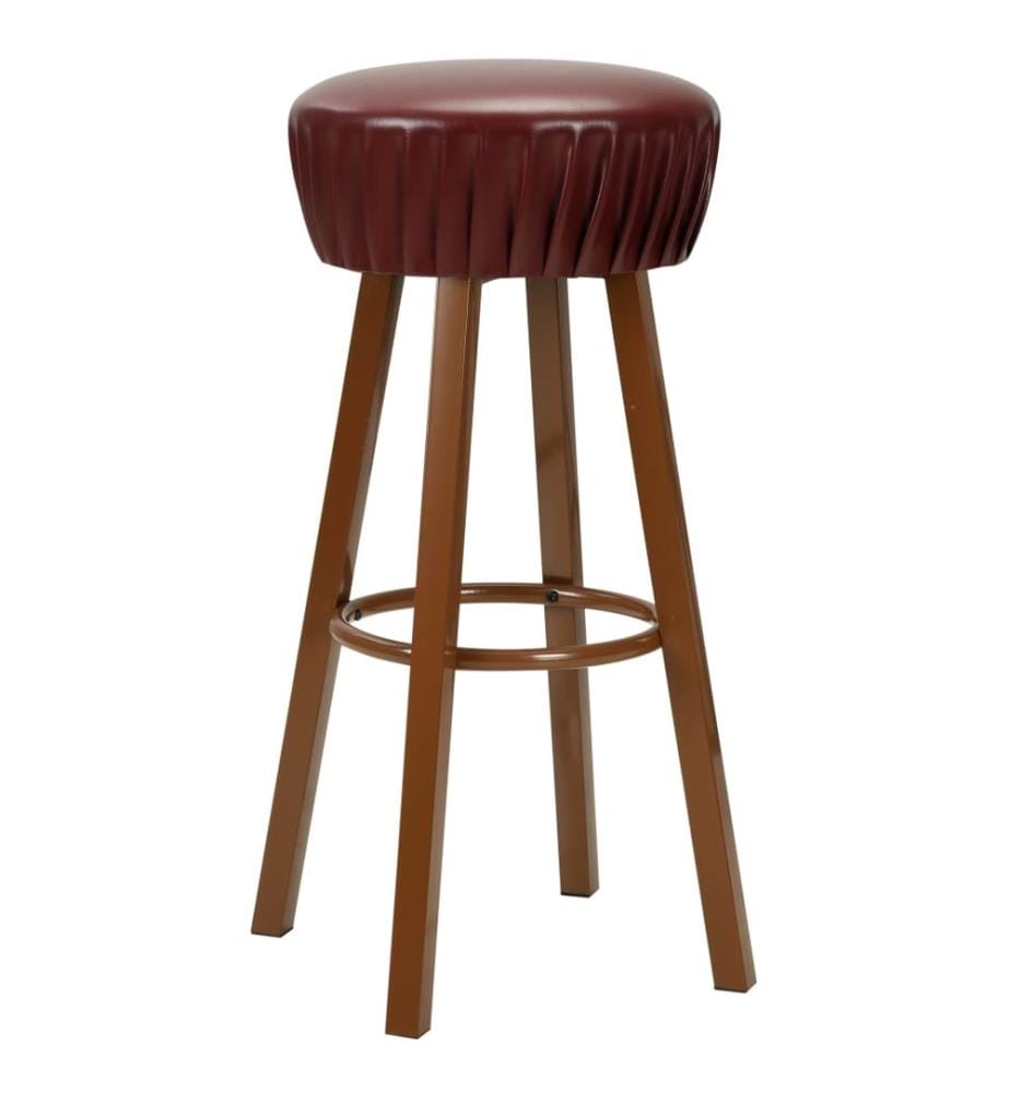 Barhocker 2 Stk. Braun Kunstleder