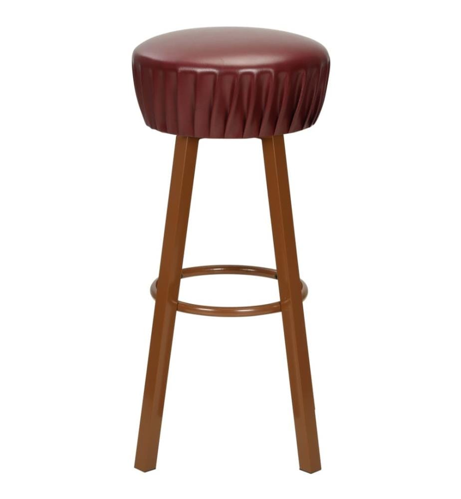Barhocker 2 Stk. Braun Kunstleder