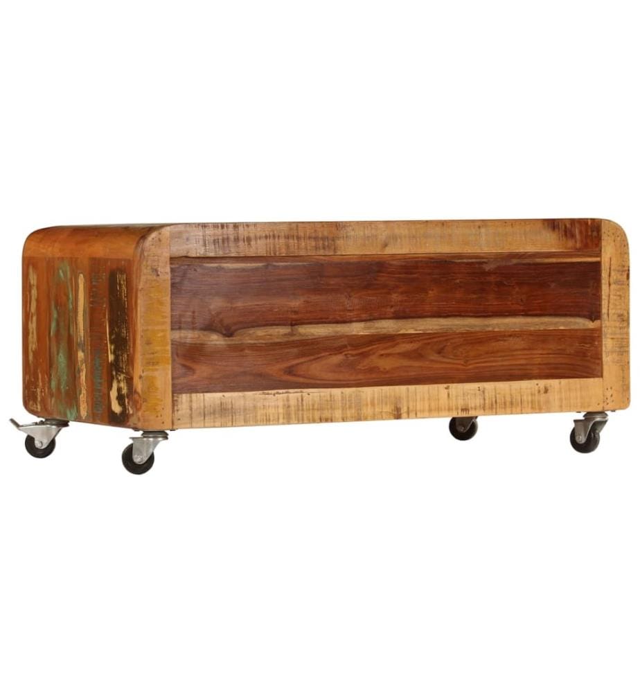 Table basse 85x55x40 cm Bois de récupération massif