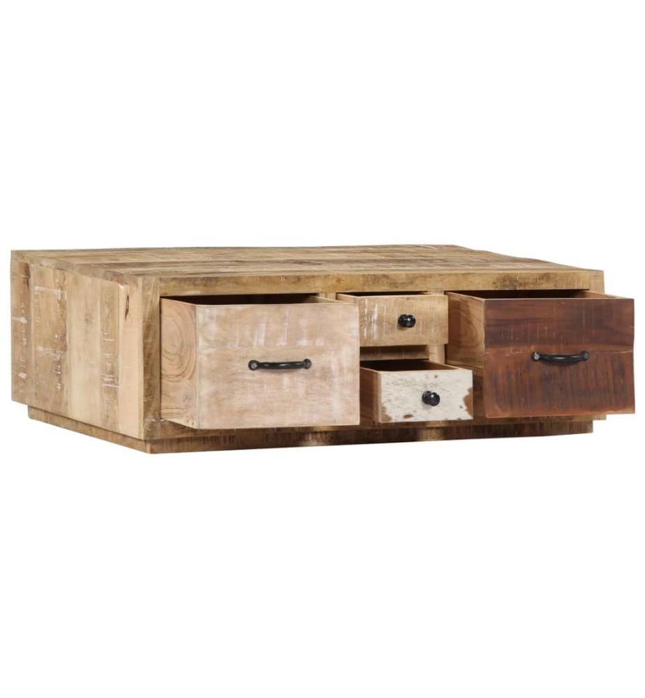 Couchtisch 90x60x30 cm Massivholz Mango