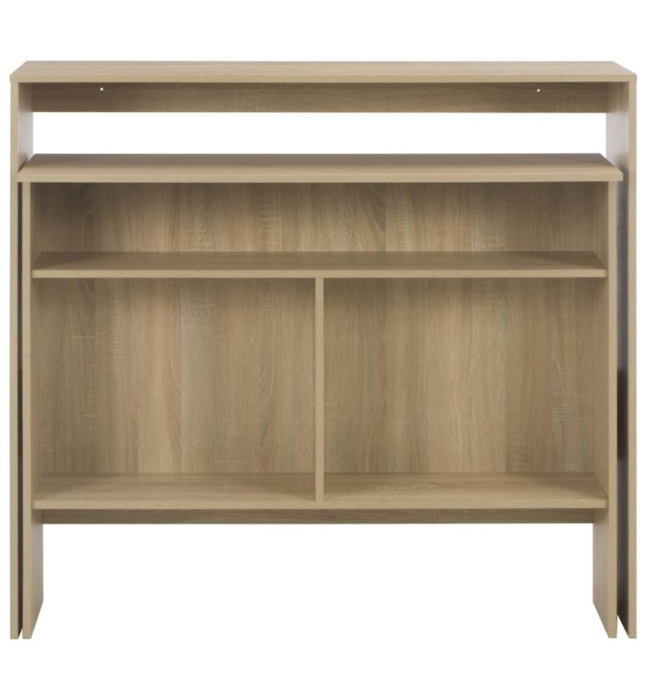 Table de bar avec 2 dessus de table Chêne 130x40x120 cm