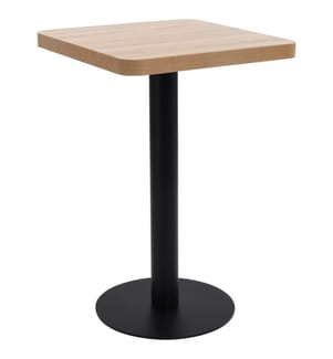 Table de bistro marron clair 50x50 cm MDF
