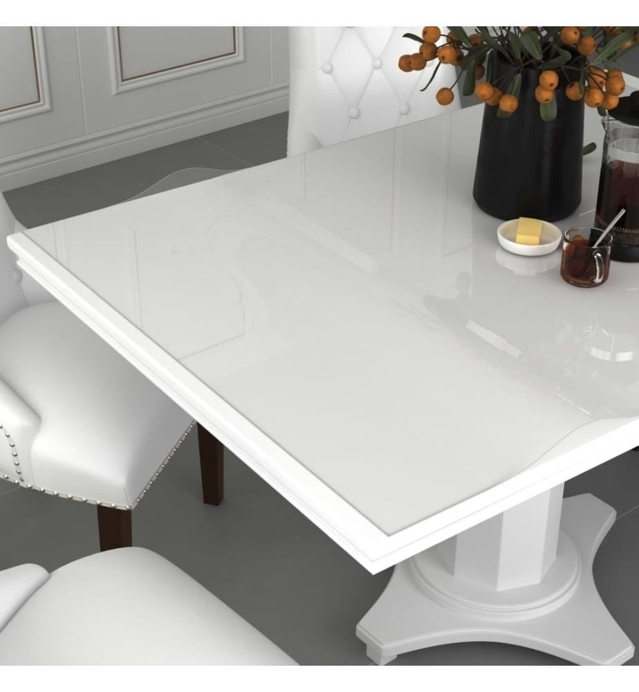 Tischfolie Transparent 120x60 cm 1,6 mm PVC