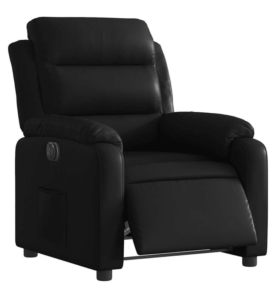 Relaxsessel Elektrisch Schwarz Kunstleder