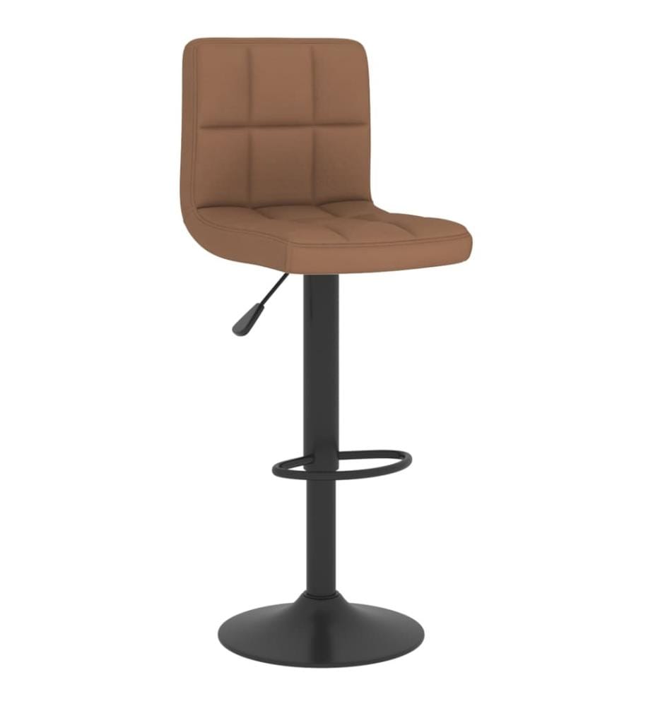 Barhocker 2 Stk. Braun Stoff