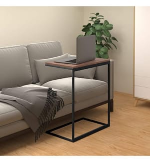 Beistelltisch Schwarz 55x35x66 cm Holzwerkstoff