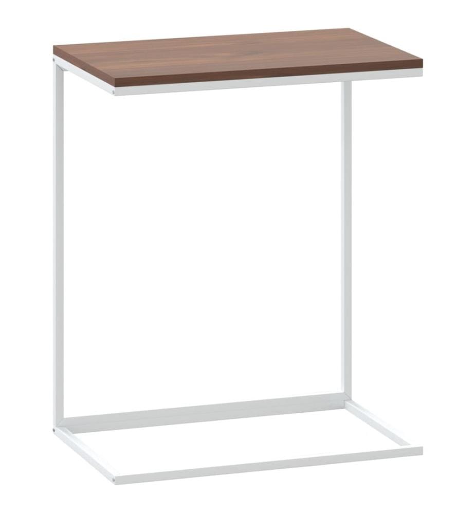 Beistelltisch Weiss 55x35x66 cm Holzwerkstoff