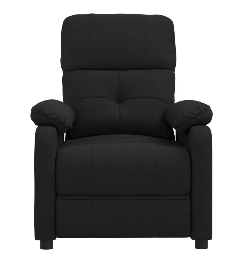 Massagesessel Schwarz Stoff