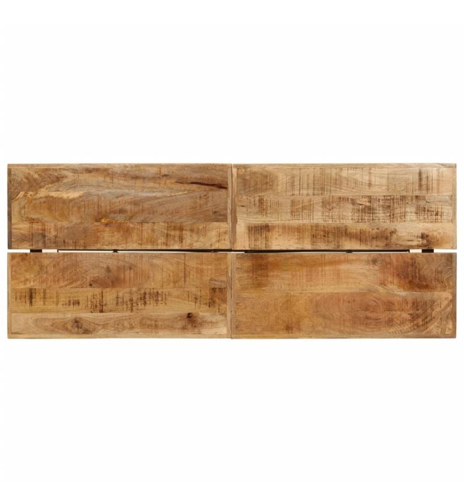 Bartisch 180x70x107 cm Massivholz Mango und Eisen