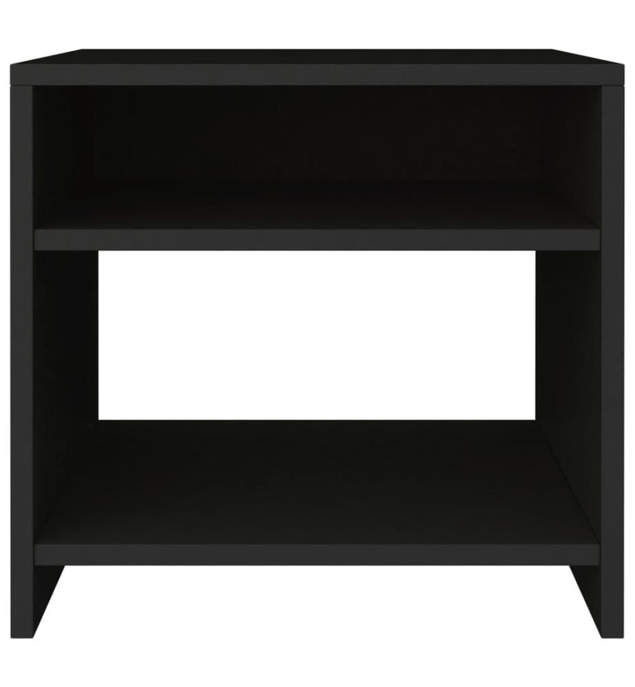 Nachttische 2 Stk. Schwarz 40x30x40 cm Holzwerkstoff