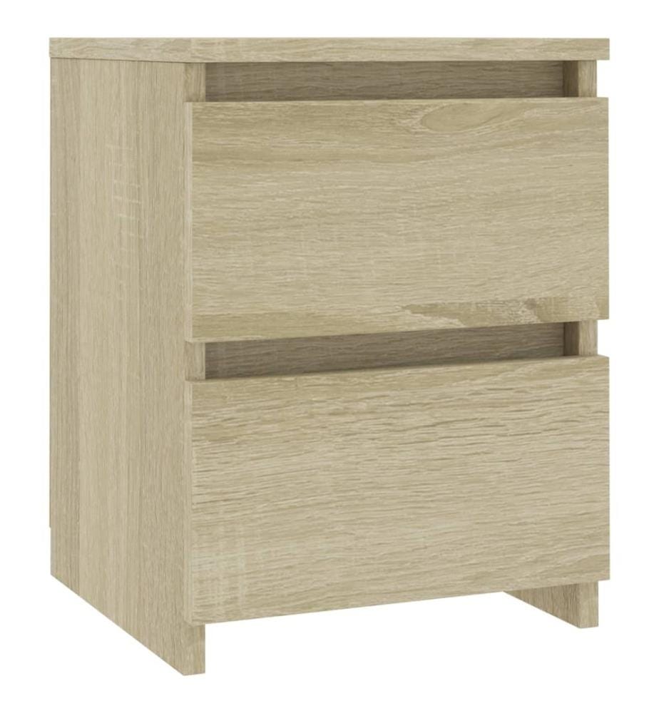 Table de chevet Chêne sonoma 30x30x40 cm Bois d'ingénierie