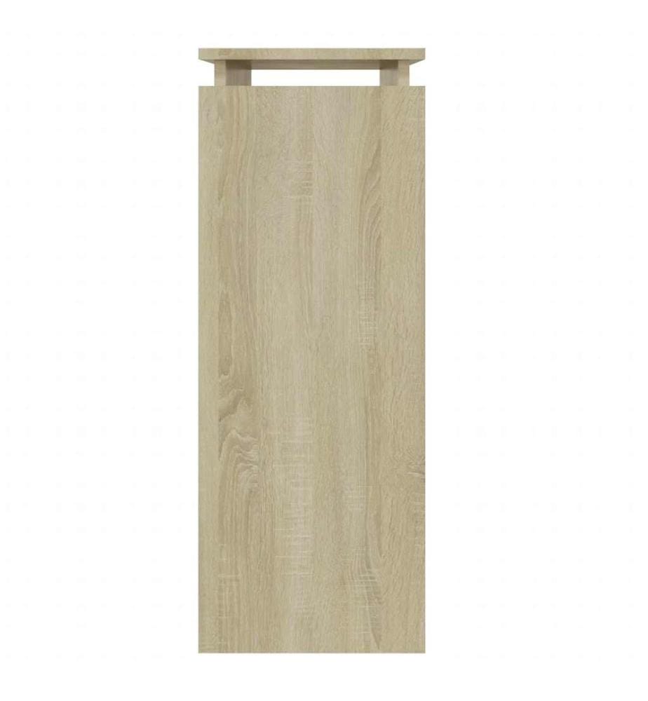 Konsolentisch Sonoma-Eiche 80x30x80 cm Holzwerkstoff
