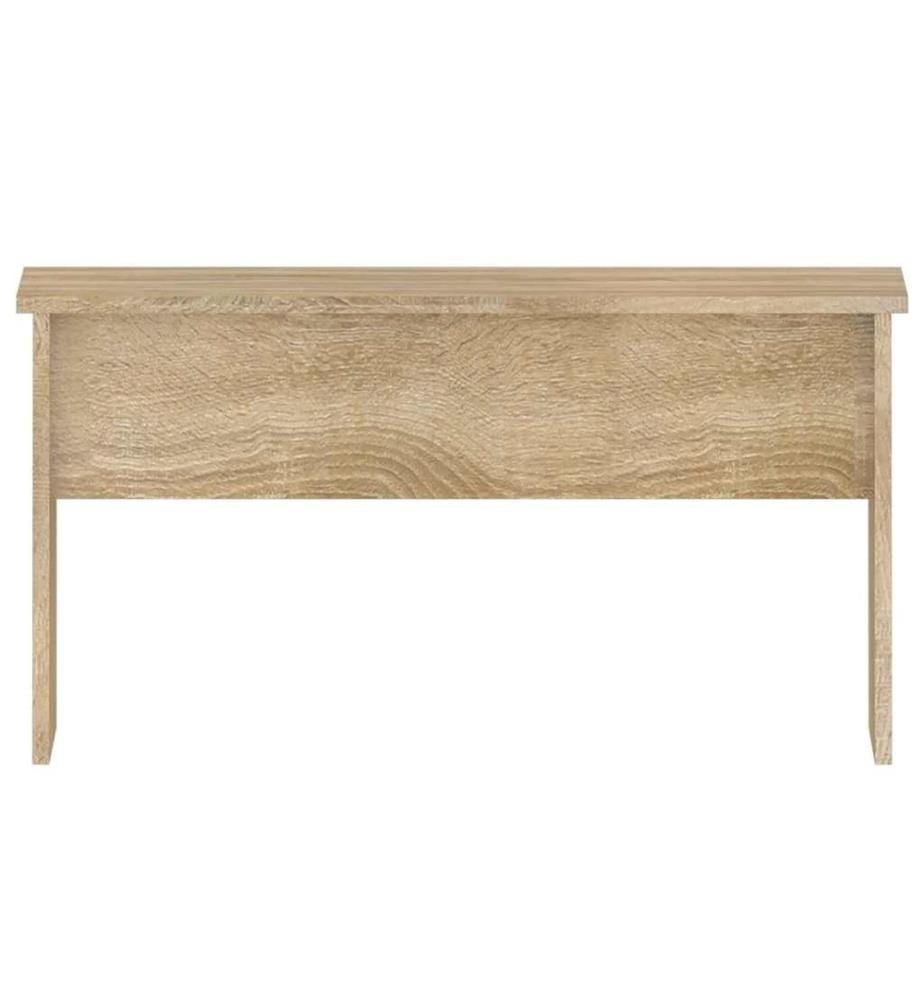 Table basse chêne sonoma 80x50,5x41,5 cm bois d'ingénierie