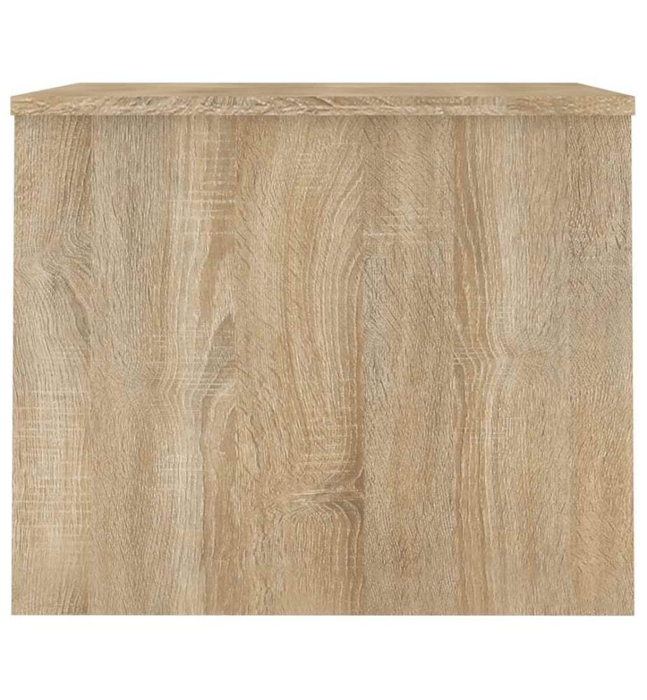Table basse chêne sonoma 80x50,5x41,5 cm bois d'ingénierie