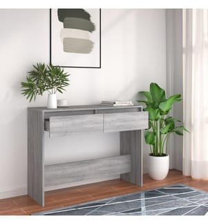 Konsolentisch Grau Sonoma 100x35x76,5 cm Holzwerkstoff