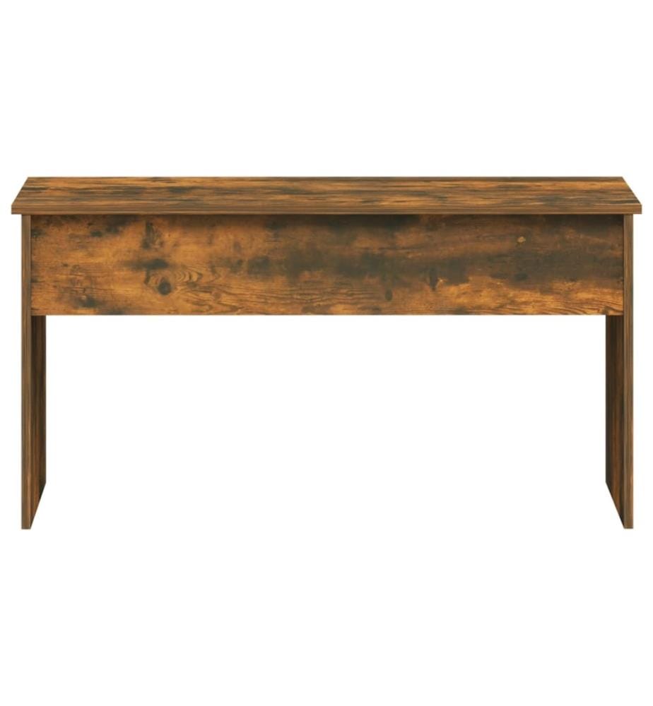 Table basse Chêne fumé 102x50,5x52,5 cm Bois d'ingénierie