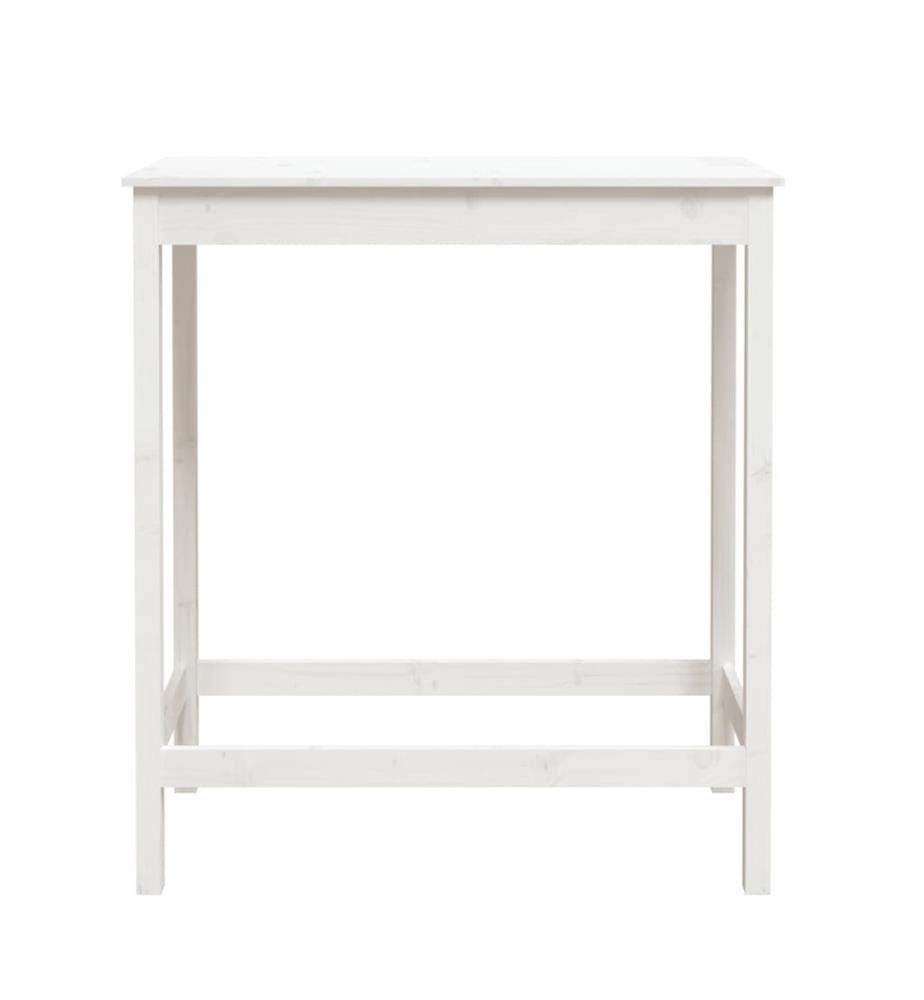 Bartisch Weiss 100x50x110 cm Massivholz Kiefer