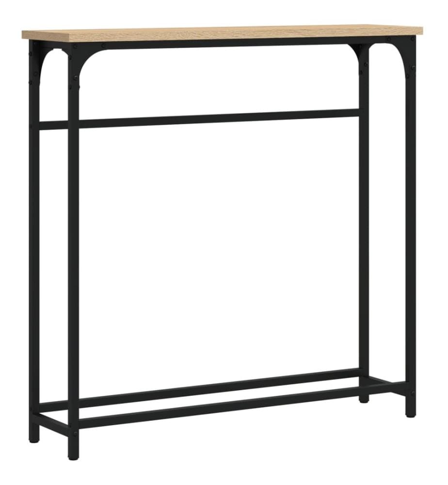 Konsolentisch Sonoma-Eiche 75 x 19,5 x 75 cm Holzwerkstoff