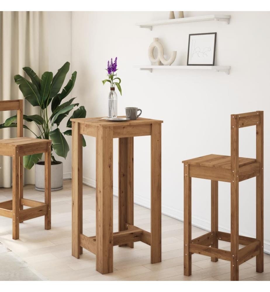 Bartisch Artisan-Eiche 51x50x103,5 cm Holzwerkstoff