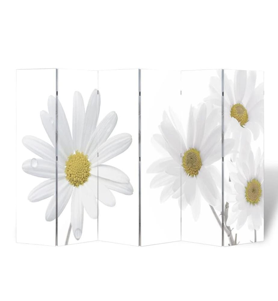 Raumteiler klappbar 217x170 cm Blume