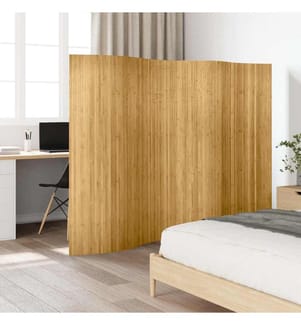 Cloison de séparation bambou naturel largeur 250 cm hauteur 165 cm