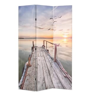 Cloison de séparation pliable 120 x 170 cm Lac