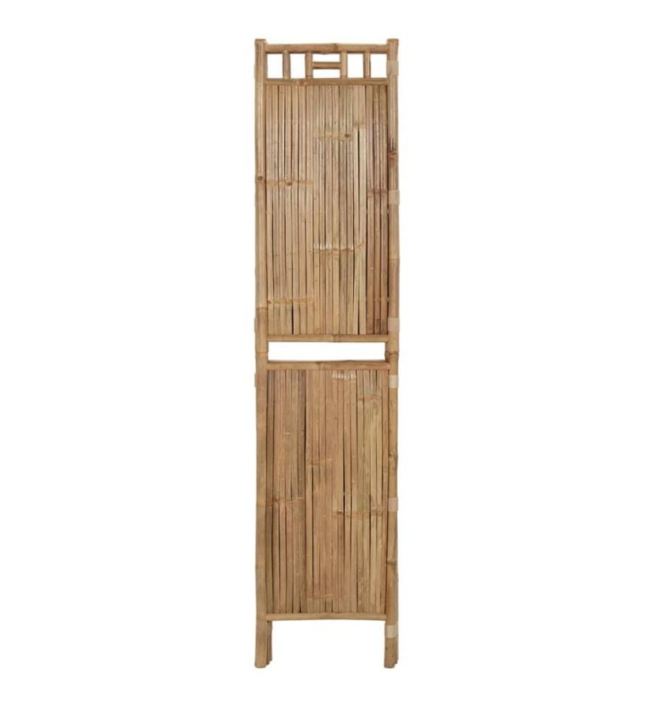 4-tlg. Raumteiler Bambus 160x180 cm