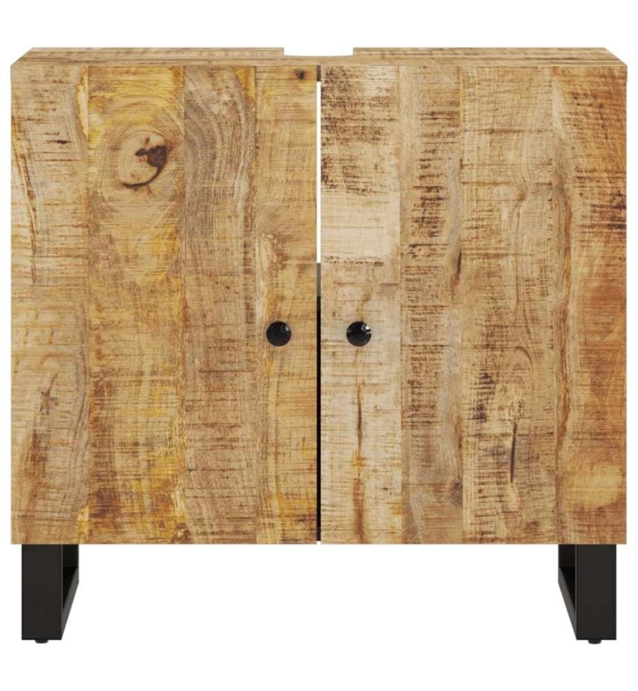 Meuble d'évier 62x33x58 cm bois de manguier et d'ingénierie
