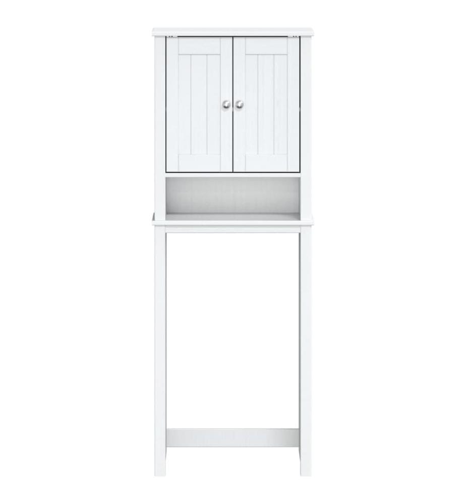 Toilettenschrank BERG Weiss 60x27x164,5 cm Massivholz