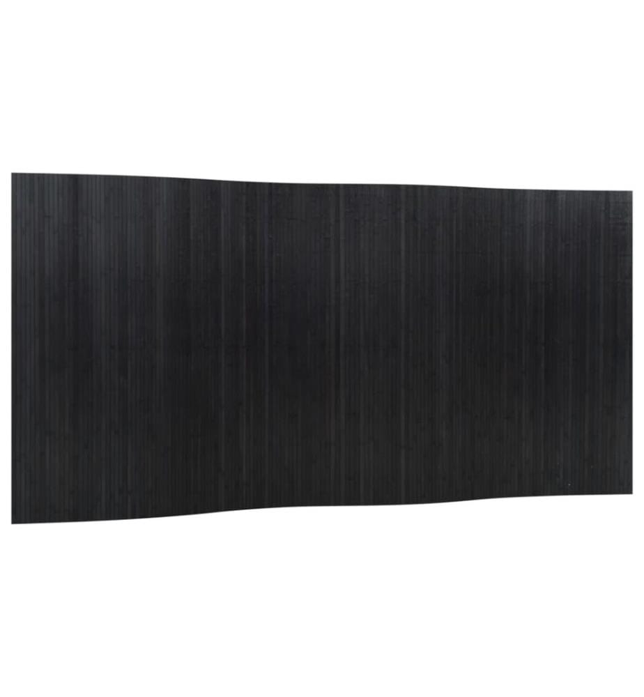 Paravent Schwarz Breite 400 cm Höhe 165 cm Bambus