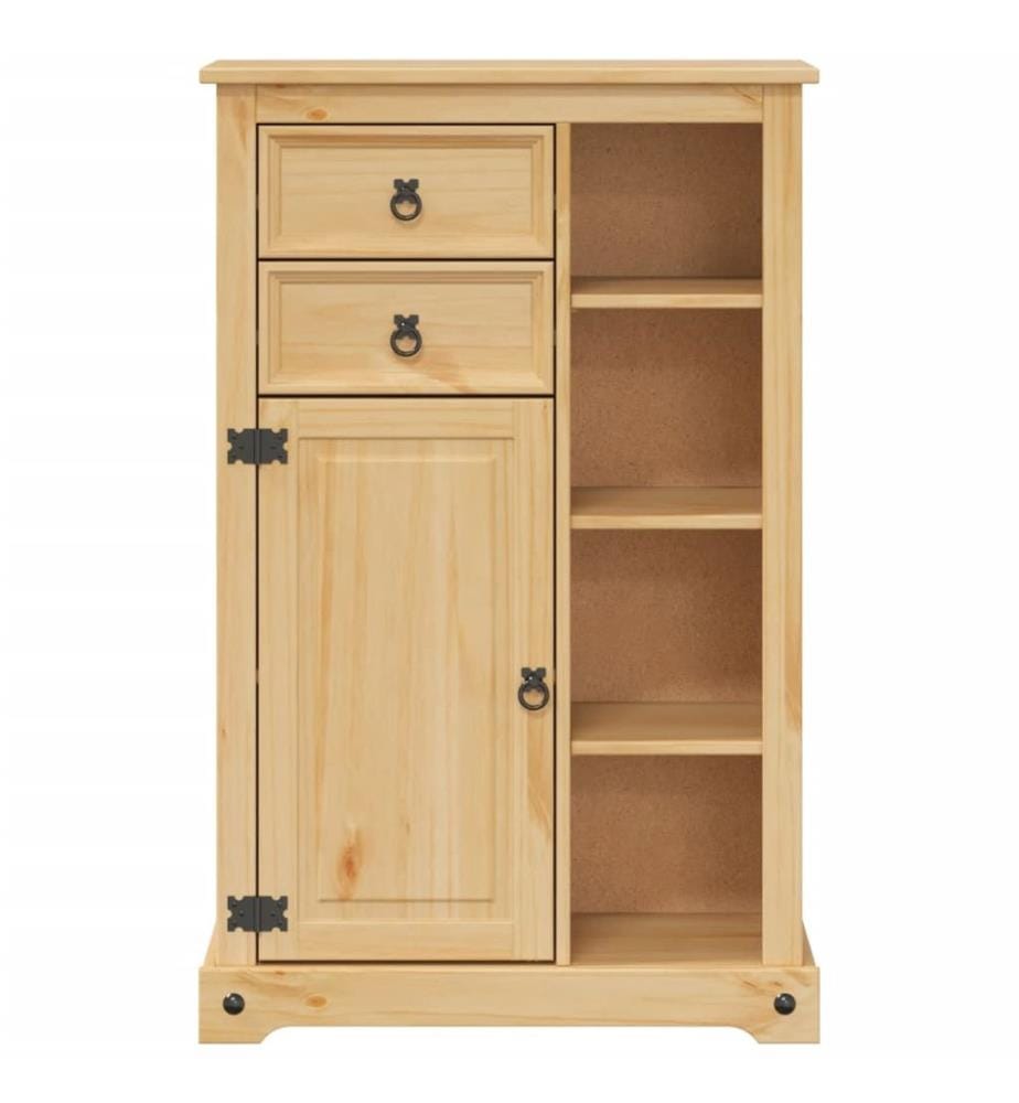 Armoire de salle de bain Corona 70x33x110 cm bois de pin massif