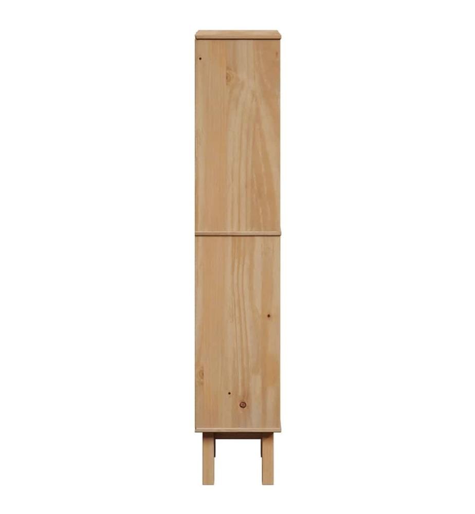 Armoire de salle de bain OTTA 35x30x159 cm bois massif de pin